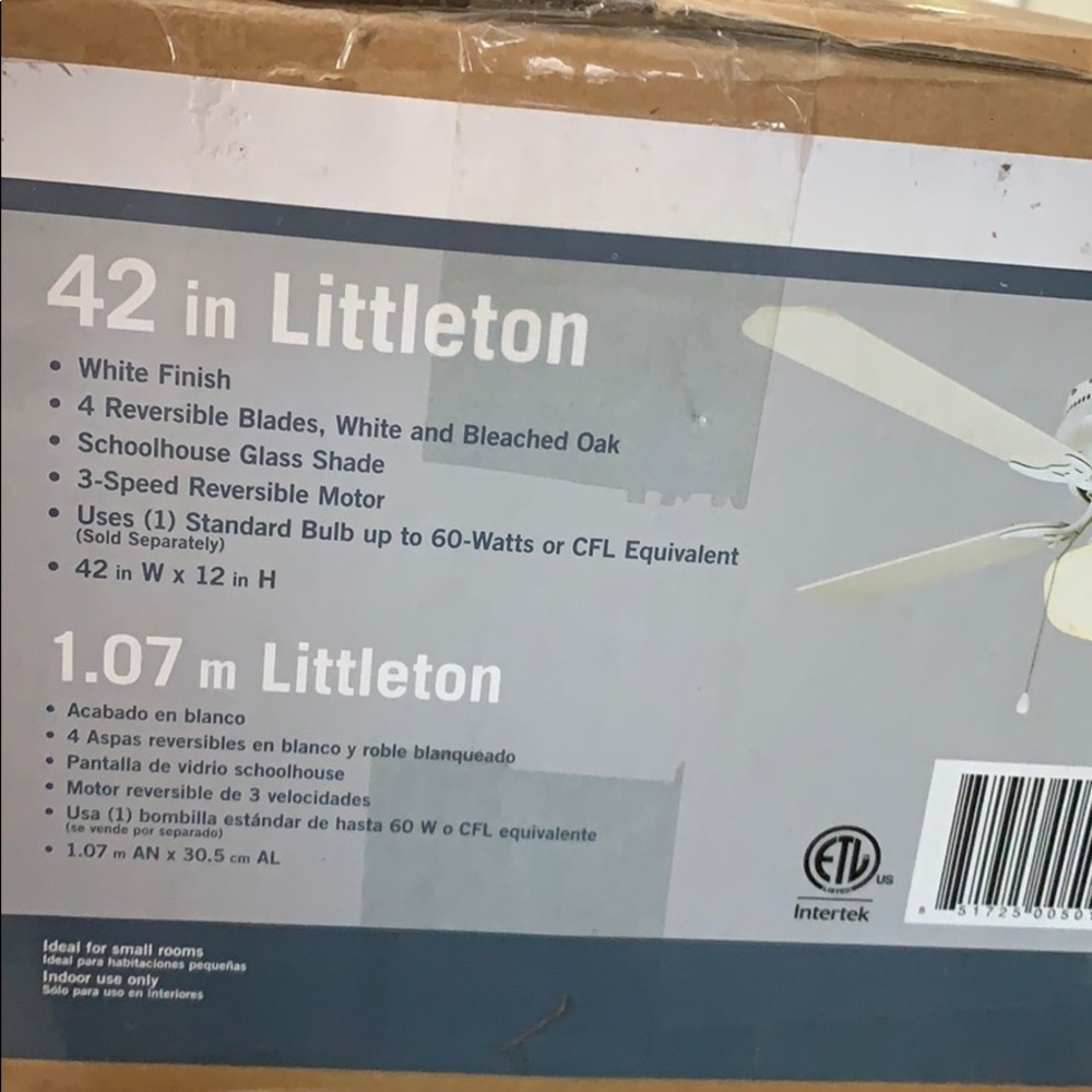 Brand new ceiling fan
